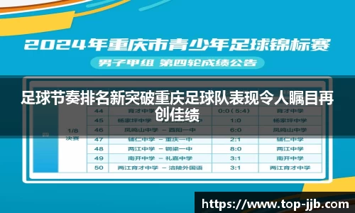 足球节奏排名新突破重庆足球队表现令人瞩目再创佳绩